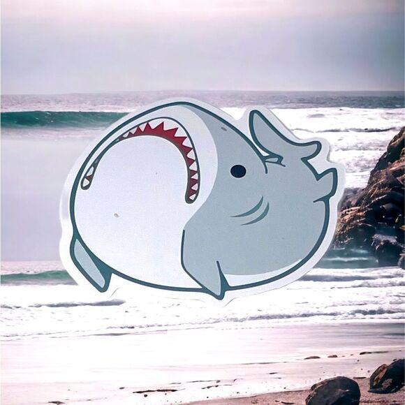 NWT Wool + Pepper Co. Shark Sticker - Picture 1 of 1